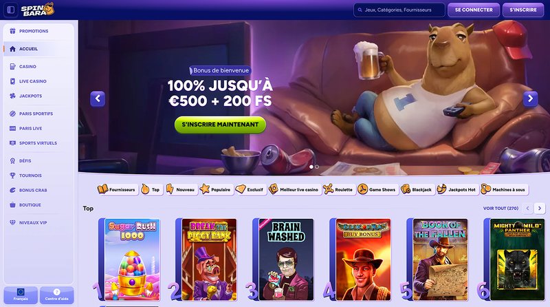 Spinbara Casino - Recenzja i Opinie o Ofercie Kasyno Online